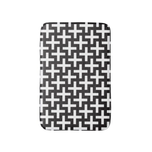 b&wはと印「と」作られて模造します バスマット (正面縦)