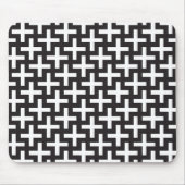 b&wはと印「と」作られて模造します マウスパッド (正面)