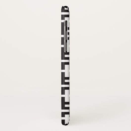 b&wはと印「と」作られて模造します Case-Mate iPhoneケース (裏面/左)