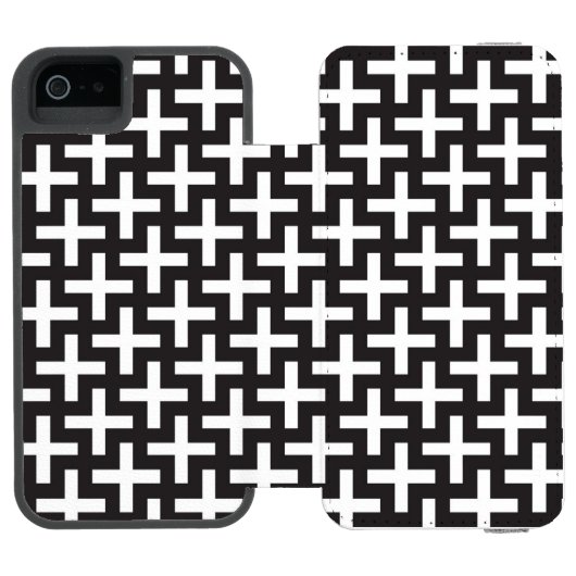 b&wはと印「と」作られて模造します incipio iPhoneウォレットケース (フォリオ Open)