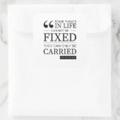 B&Wは固定ステッカーではない スクエアシール (バッグ)