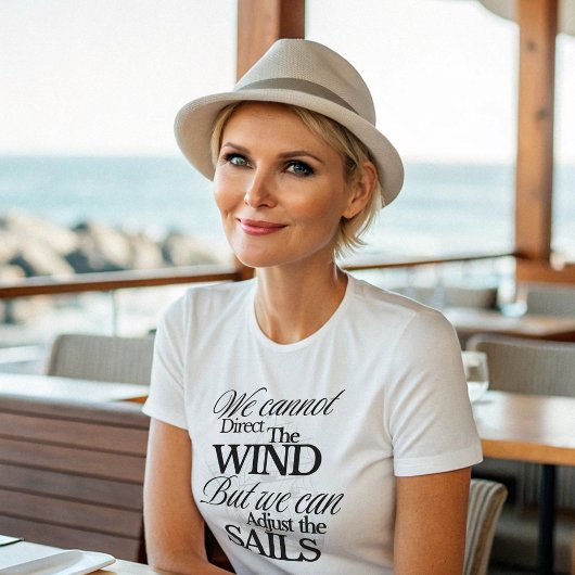 B&Wやる気を起こさせるヴィンテージグラフィック引用文 Tシャツ