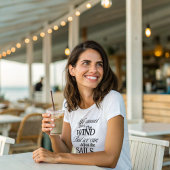 B&Wやる気を起こさせるヴィンテージグラフィック引用文 Tシャツ