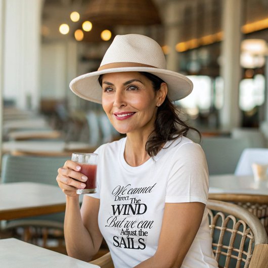 B&Wやる気を起こさせるヴィンテージグラフィック引用文 Tシャツ