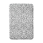 B&Wアニマルプリントシェルパブランケット バスマット (正面縦)