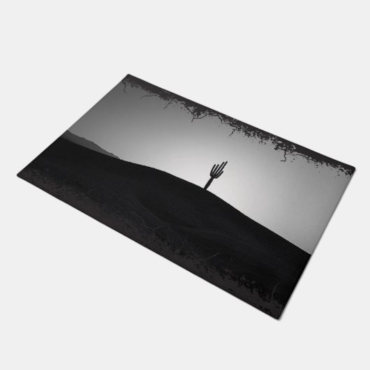 B&Wアリゾナサフアーロデザートサウスウェスト ドアマット (アングル)