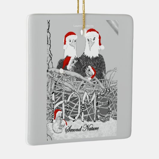 B+WイーグルサンタオーナメントハリエットOzzie M15 Esホーム セラミックオーナメント (右)