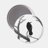 B&Wウィンターレイヴンエドガーアランポー マグネット (正面/裏面)