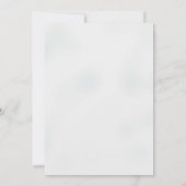 B/Wカップル写真結婚の 招待状 (裏面)