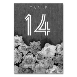 B & Wガーデンヘレボアテーブル番号 テーブルナンバー