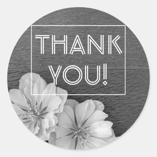 B & Wガーデンヘレボアフェイスステッカー ラウンドシール (正面)