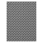 B&Wキュートドールハロウィーンパターン テーブルクロス (正面)