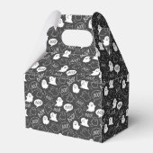 B&Wキュートドールハロウィーンパターン フェイバーボックス (裏面サイド)