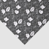 B&Wキュートドールハロウィーンパターン 薄葉紙 (詳細)