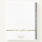 B&Wゴールデンフォトメモリーサービスオ親愛ン ノートブック (裏面)