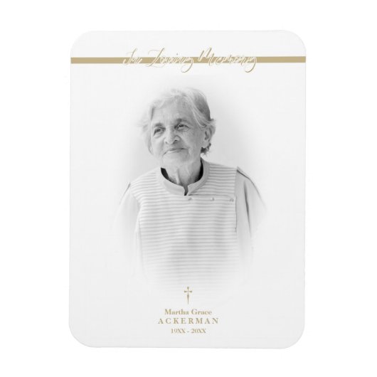 B&Wゴールデンフォトメモリーサービスオ親愛ン マグネット (縦)