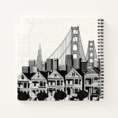 B&Wサンフランシスコカリフォルニア ノートブック (裏面)