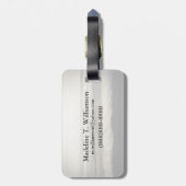 B&Wシースケープ，ハワイ ラゲッジタグ (裏面縦)