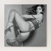 B&Wスチーミングホットビューティフルベーブリンジェリーモデル ジグソーパズル (横)