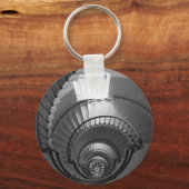 B&Wスパイラルライトハウス階段 キーホルダー (正面)