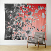 B&Wスポッテッド2赤 – タペストリー (インサイチュ(横))