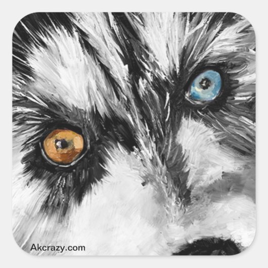 B&Wス走クアのステッカー スクエアシール (正面)