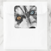 B&Wス走クアのステッカー スクエアシール (バッグ)