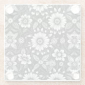 B&Wデイジー線量 ガラスコースター (裏面)