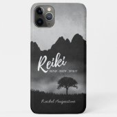 B&Wナチュラル霊気マスターヨガメディエーションインストラクター Case-Mate iPhoneケース (裏面)