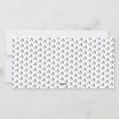 B&Wバッファローチェックホリデー応援フォトコラージュ シーズンカード (裏面)