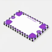 B&Wパープルハートの打ち付け ポストイット (アングル)