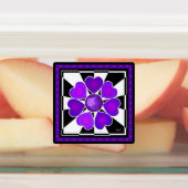 b&wパープルハートの打ち込み ラベル (貼付)