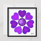 B&Wパープルハート カード (正面)