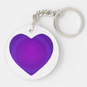 B&Wパープルハート キーホルダー (裏面)