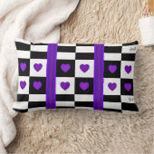 B&Wパープルハート ランバークッション (ブランケット)