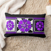 B&Wパープルハート ランバークッション (ブランケット)