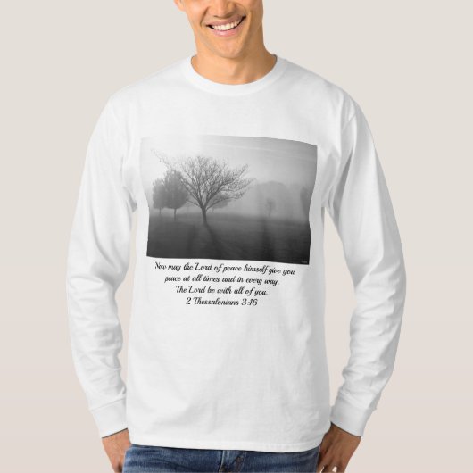 B&Wフォギーモーニングサンライズ Tシャツ (正面)
