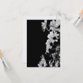 B&Wフラワーズ カード (正面/裏面インサイチュ)