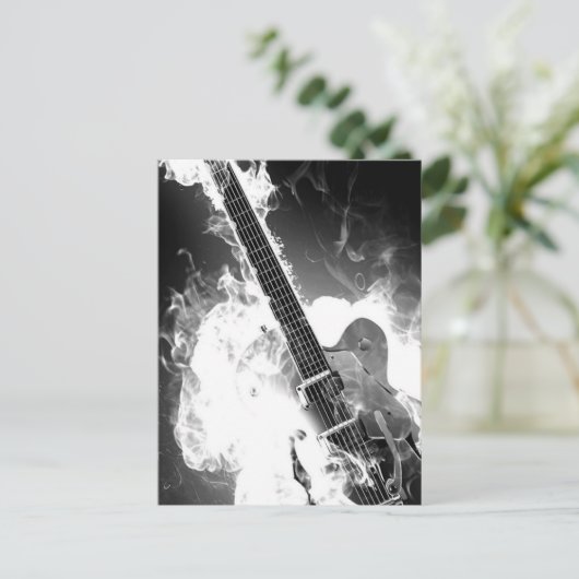 B&Wフレーミングギター ポストカード (スタンド正面)