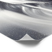 B&Wブルーアイドリオン ポスター (角)