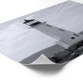 B&Wペギーズコーブライトハウス ポスター (角)