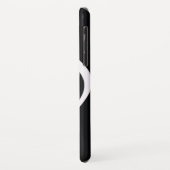 b/wミュージカルノートのカスタマイズ Case-Mate iPhoneケース (裏面/左)