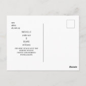 B/Wモノグラはっきりしたムの救日付 ポストカード (裏面)