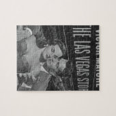 B&Wラスベガスポスター ジグソーパズル (横)