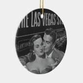 B&Wラスベガスポスター セラミックオーナメント (右)