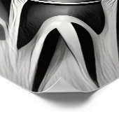 B&Wレトロロケット ポスター (角)