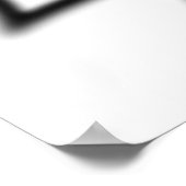 B&Wロサンゼルスポスター ポスター (角)