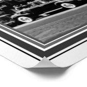 B&Wヴィンテージアポロ劇場の写真16 x 20 ポスター (角)