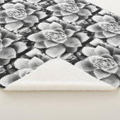 B&W多肉質デザインスモールシャーパブランケット シェルパブランケット (3/4)