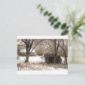 B&W建物 ポストカード (スタンド正面)